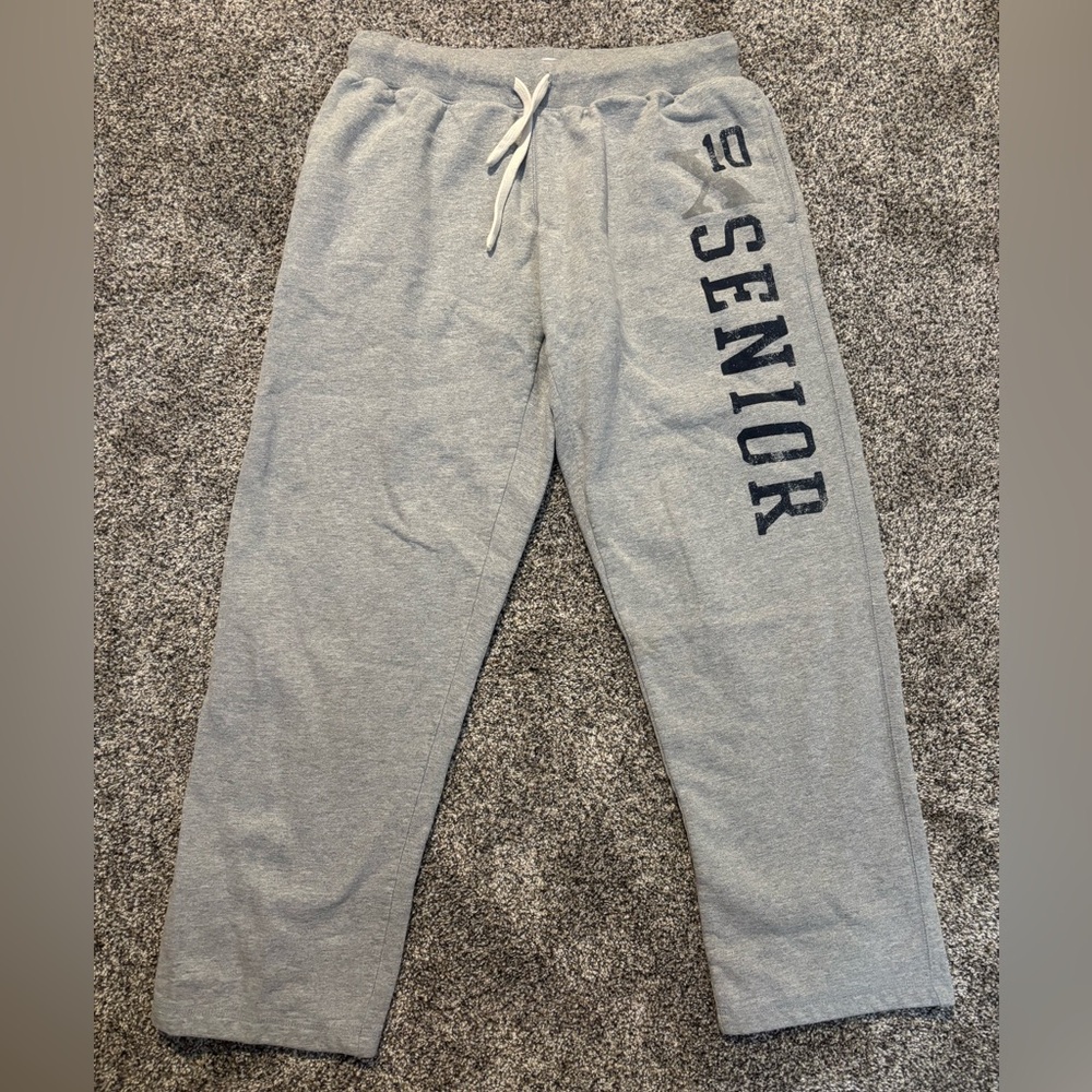 Gray Senior Men's Sweatpants